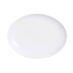 Valkoinen soikea lautanen Luminarc DIWALI, 25x23 cm hinta ja tiedot | Astiat | hobbyhall.fi