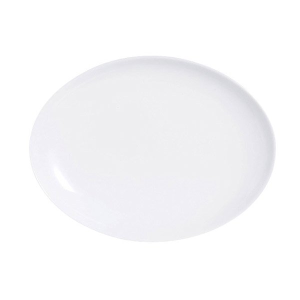 Valkoinen soikea lautanen Luminarc DIWALI, 25x23 cm hinta ja tiedot | Astiat | hobbyhall.fi