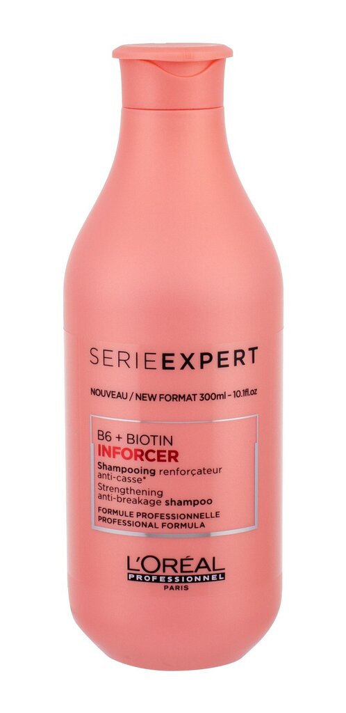 Hiuksia vahvistava shampoo L'Oréal Professionnel Inforcer Shampoo 300ml hinta ja tiedot | Shampoot | hobbyhall.fi