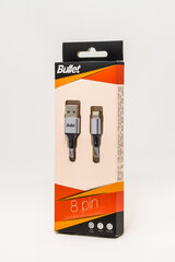 Bullet-kaapeli iPhonelle, USB 8PIN, 1 m hinta ja tiedot | Puhelinkaapelit | hobbyhall.fi