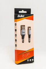 Bullet-kaapeli iPhonelle, USB 8PIN, 1 m hinta ja tiedot | Puhelinkaapelit | hobbyhall.fi