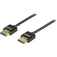 Deltaco HDMI-1093-K, HDMI, 3m hinta ja tiedot | Kaapelit ja adapterit | hobbyhall.fi