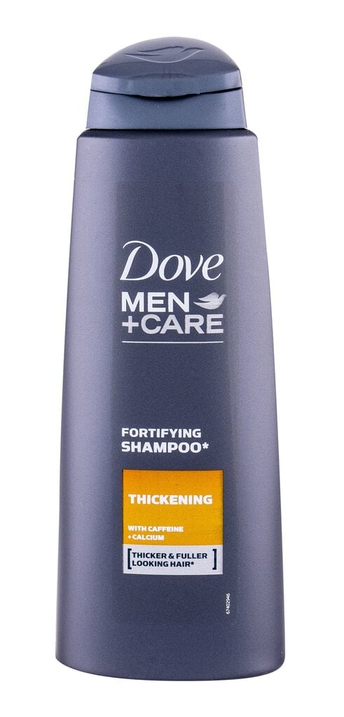 Kofeiinia ja kalsiumia sisältävä shampoo heikoille hiuksille Dove Men + Care Fortifying miehille 400 ml hinta ja tiedot | Shampoot | hobbyhall.fi