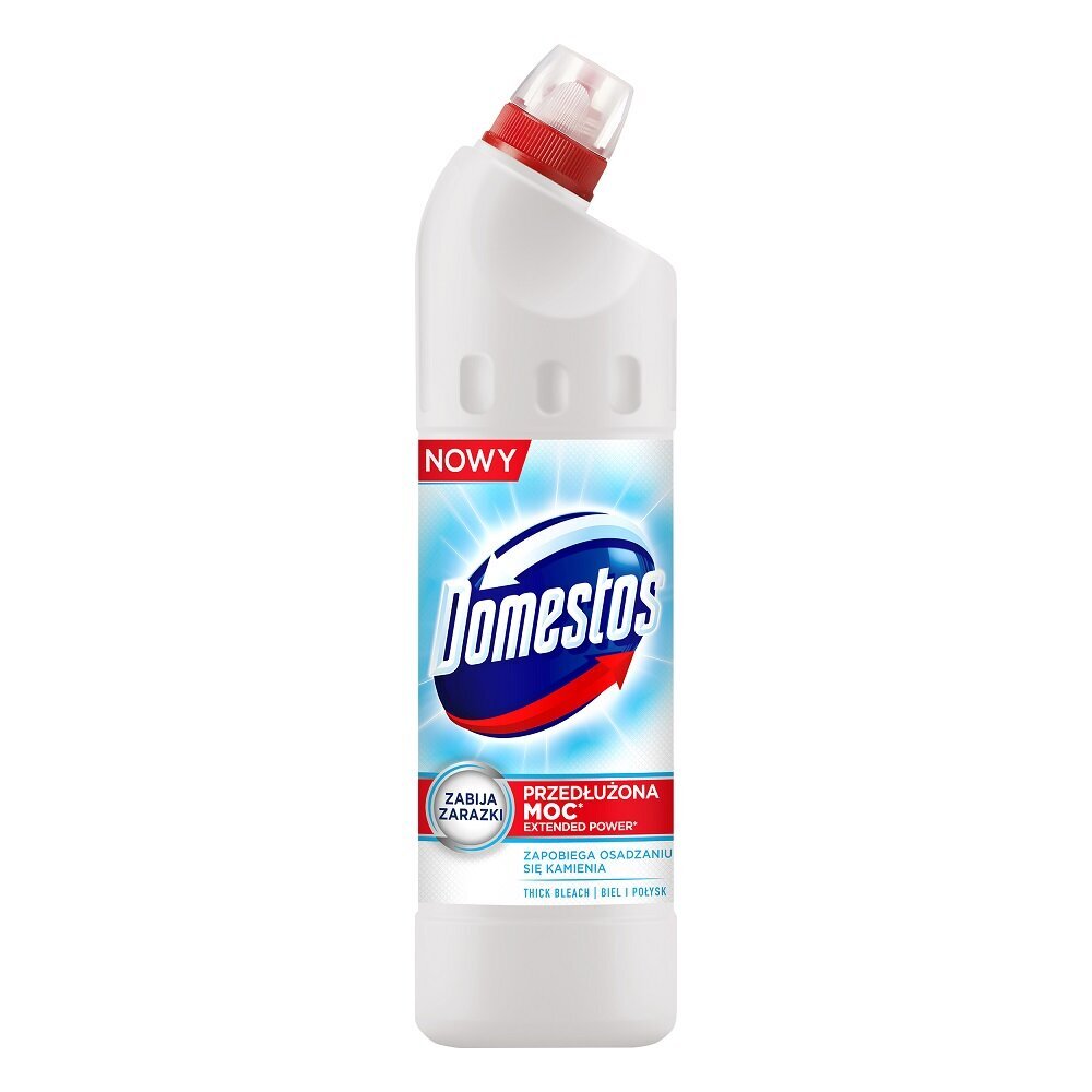 Domestos Extended Power White and Shine, Puhdistus- ja desinfiointineste, 750ml hinta ja tiedot | Puhdistusaineet | hobbyhall.fi