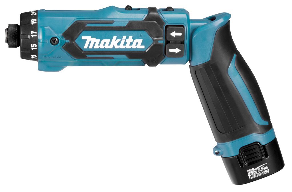 Makita DF012DSE sähköruuvimeisseli/iskuväännin musta, sininen 650, 200 hinta ja tiedot | Käsityökalut | hobbyhall.fi