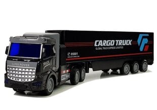 Kaukosäätimellä varustettu kuorma-auto 1:48, musta, 6+ vuotta hinta ja tiedot | Poikien lelut | hobbyhall.fi