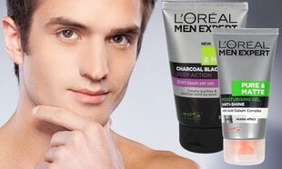 Musta hiili kasvojen kuorintavoide miehille L'Oreal Paris Men Expert Pure Charcoal 100 ml hinta ja tiedot | L'Oréal Paris Kasvojenhoitotuotteet | hobbyhall.fi