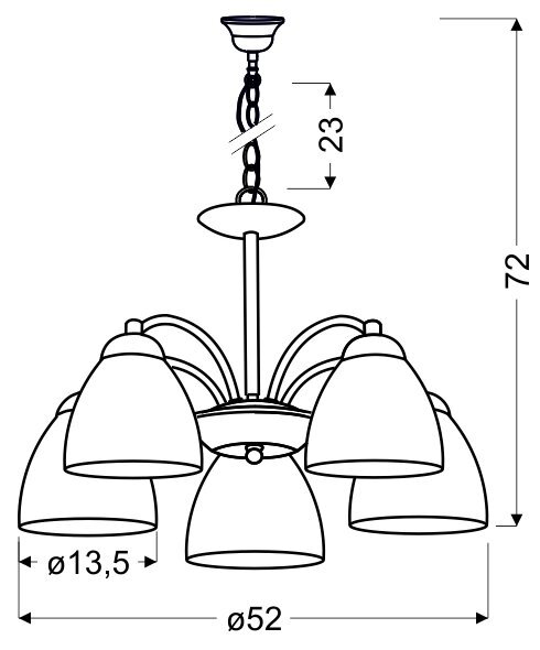 Riippuvalaisin Candellux Uli hinta ja tiedot | Riippuvalaisimet | hobbyhall.fi