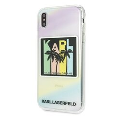 Puhelinkotelo Karl Lagerfeld KLHCI65IRKD iPhone Xs Max hardcase California Dreams hinta ja tiedot | Puhelimen kuoret ja kotelot | hobbyhall.fi