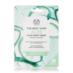 Kosteuttava kasvonaamio The Body Shop Aloe Calm 18 ml hinta ja tiedot | Kasvonaamiot ja silmänalusaamiot | hobbyhall.fi