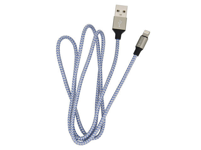 Devia Tube, Lightning - USB -kaapeli, 5V 2.4A, 1m, sininen hinta ja tiedot | Puhelinkaapelit | hobbyhall.fi