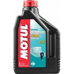 Öljy MOTUL OUTBOARD TECH 4T 10W40 2L hinta ja tiedot | Motul Voiteluaineet | hobbyhall.fi