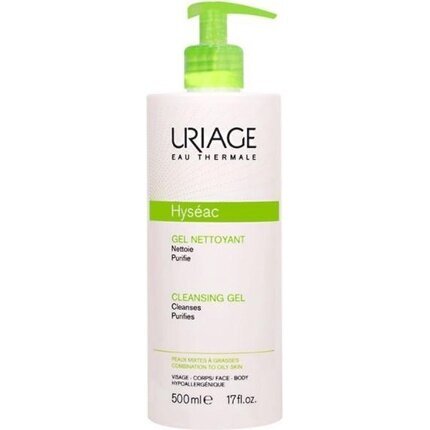 Uriage Hyséac, kasvojen puhdistusgeeli, 500 ml hinta ja tiedot | Kasvojen puhdistusaineet | hobbyhall.fi
