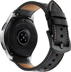 Tech Protect Leather Samsung Galaxy Watch 46MM, ruskea hinta ja tiedot | Älykellojen ja aktiivisuusrannekkeiden lisätarvikkeet | hobbyhall.fi