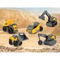 Rakennuskoneiden sarja Simba Dickie Toys Construction Volvo Micro Workers 5 kpl hinta ja tiedot | Poikien lelut | hobbyhall.fi