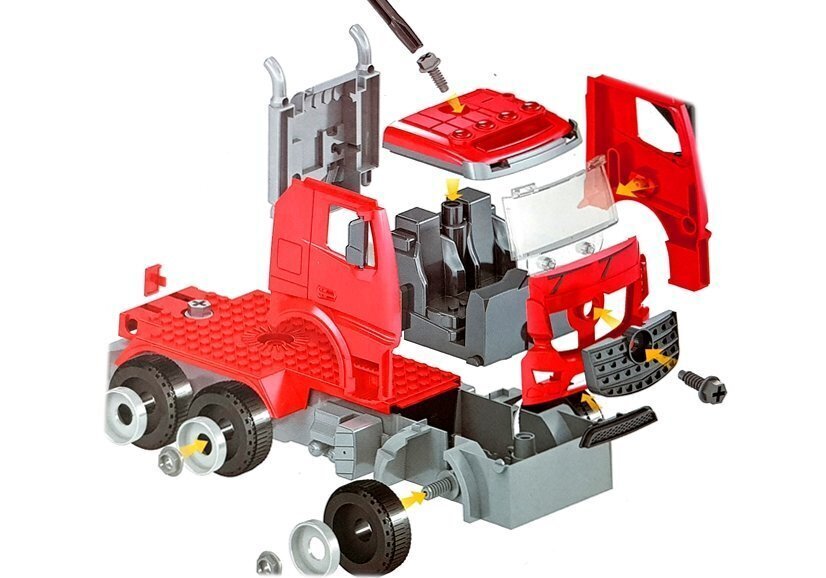 Firetruck 2in1 taitettava paloauto hinta ja tiedot | Poikien lelut | hobbyhall.fi