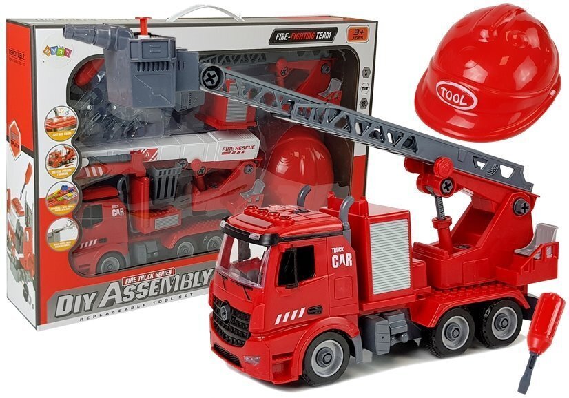 Firetruck 2in1 taitettava paloauto hinta ja tiedot | Poikien lelut | hobbyhall.fi