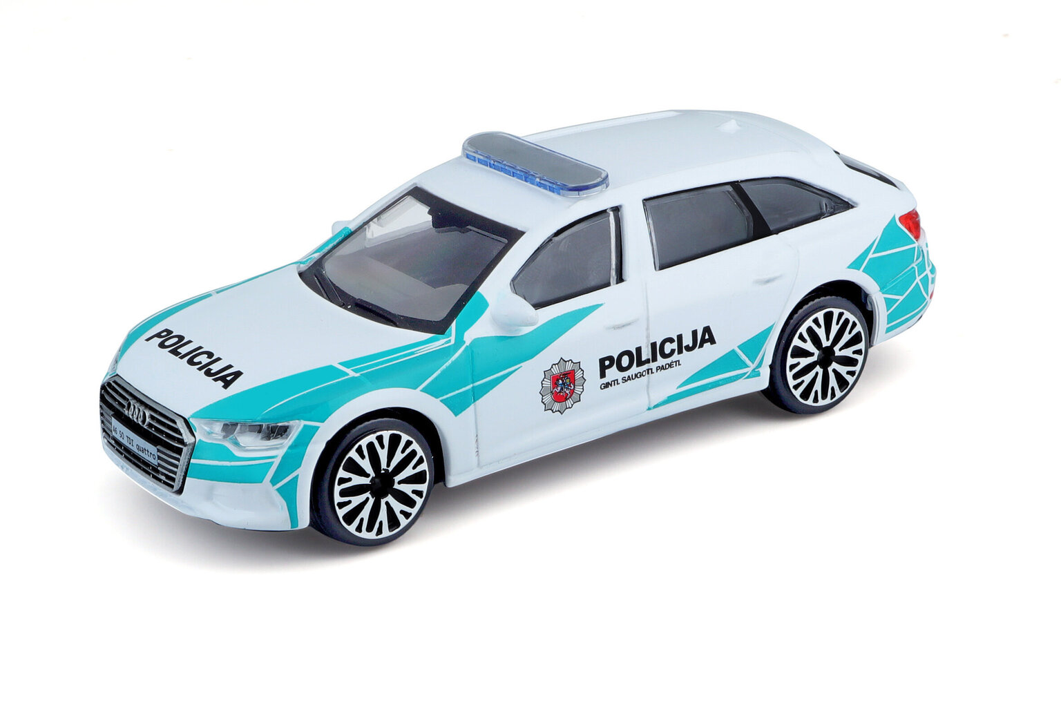 Poliisiasema Liettuan poliisiauto 1:43 Bburago City hinta ja tiedot | Poikien lelut | hobbyhall.fi