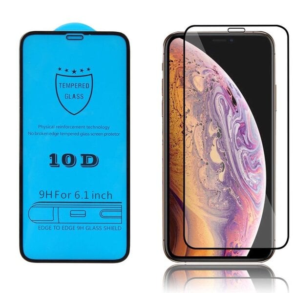 LCD suojaava karkaistu lasi 10D Full Glue Xiaomi Redmi 9A Curved Black