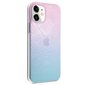 Apple iPhone 12 Mini kotelo Guess 3D Raised Gradient Blue hinta ja tiedot | Puhelimen kuoret ja kotelot | hobbyhall.fi