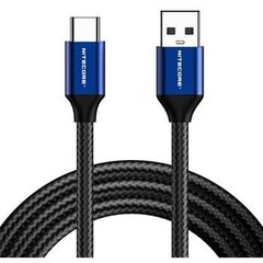 Kaapeli Nitocore USB-C TO USB-A 2.0 hinta ja tiedot | Nitecore Kodinkoneet ja kodinelektroniikka | hobbyhall.fi