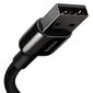 Kaapeli Baseus Tungsten Gold USB Lightning 2.4A 1m, musta hinta ja tiedot | Puhelinkaapelit | hobbyhall.fi