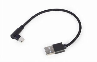 CABLE USB2 TO USB-C ANGLED/CC-USB2-AMCML-0.2M GEMBIRD hinta ja tiedot | Gembird Matkapuhelimet ja tarvikkeet | hobbyhall.fi