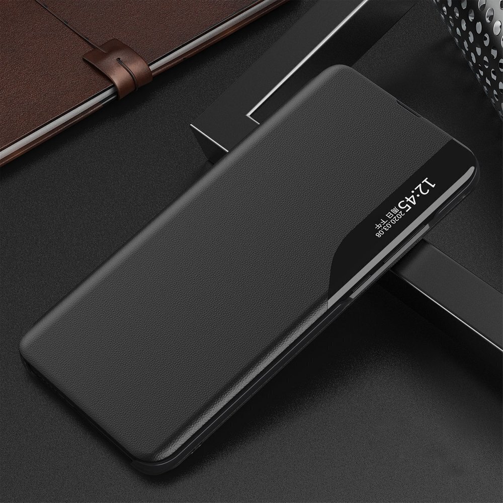 Eco Leather sopii Xiaomi Redmi Note 10 Prolle, musta hinta ja tiedot | Puhelimen kuoret ja kotelot | hobbyhall.fi