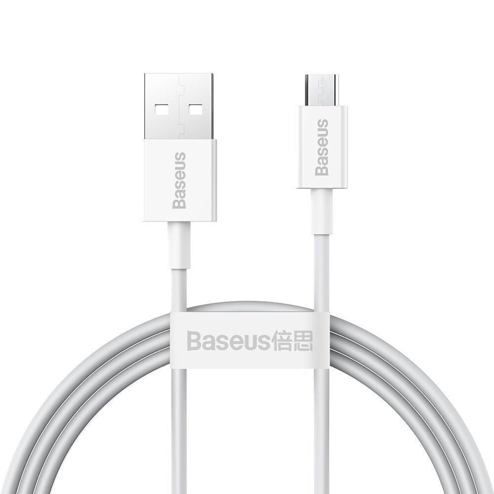 Cable Baseus Superior Series USB - mikro-USB-pikalatausdatakaapeli 2A, 1m (CAMYS-02) hinta ja tiedot | Puhelinkaapelit | hobbyhall.fi