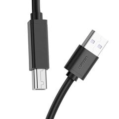 Ugreen US122 USB 2.0 A-B tulostimeen 15 mm, musta hinta ja tiedot | Puhelinkaapelit | hobbyhall.fi