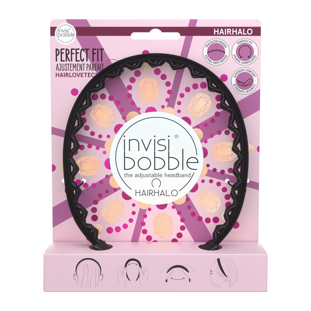 Invisibobble HAIRHALO British Royal Crown and Glory säädettävä pääpanta hinta ja tiedot | Hiustarvikkeet | hobbyhall.fi