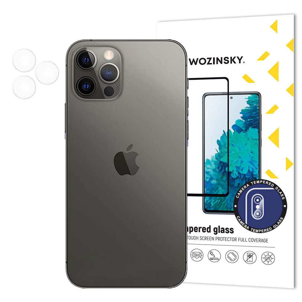 Wozinsky kameran näytönsuoja iPhone 12 Pro Maxille hinta ja tiedot | Näytönsuojakalvot ja -lasit | hobbyhall.fi