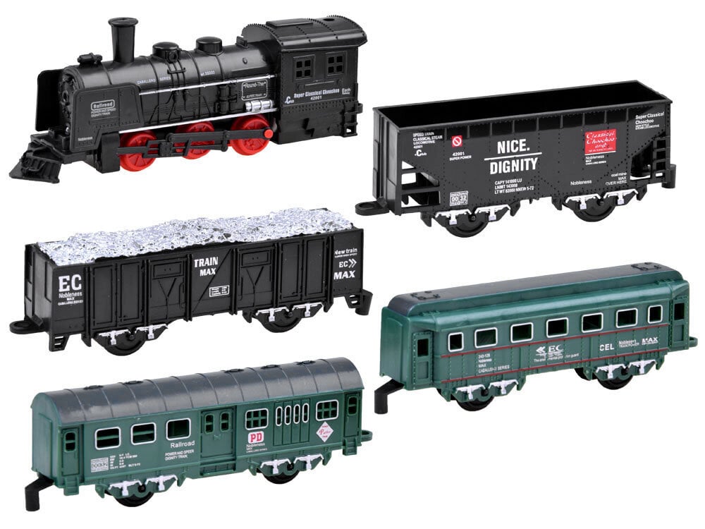 Juna raidoilla "Express Train", valot ja äänet hinta ja tiedot | Poikien lelut | hobbyhall.fi