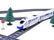 Juna raidoilla "Express Train", valot ja äänet hinta ja tiedot | Poikien lelut | hobbyhall.fi