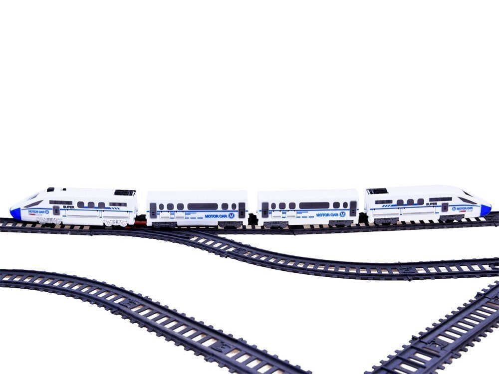 Juna raidoilla "Express Train", valot ja äänet hinta ja tiedot | Poikien lelut | hobbyhall.fi