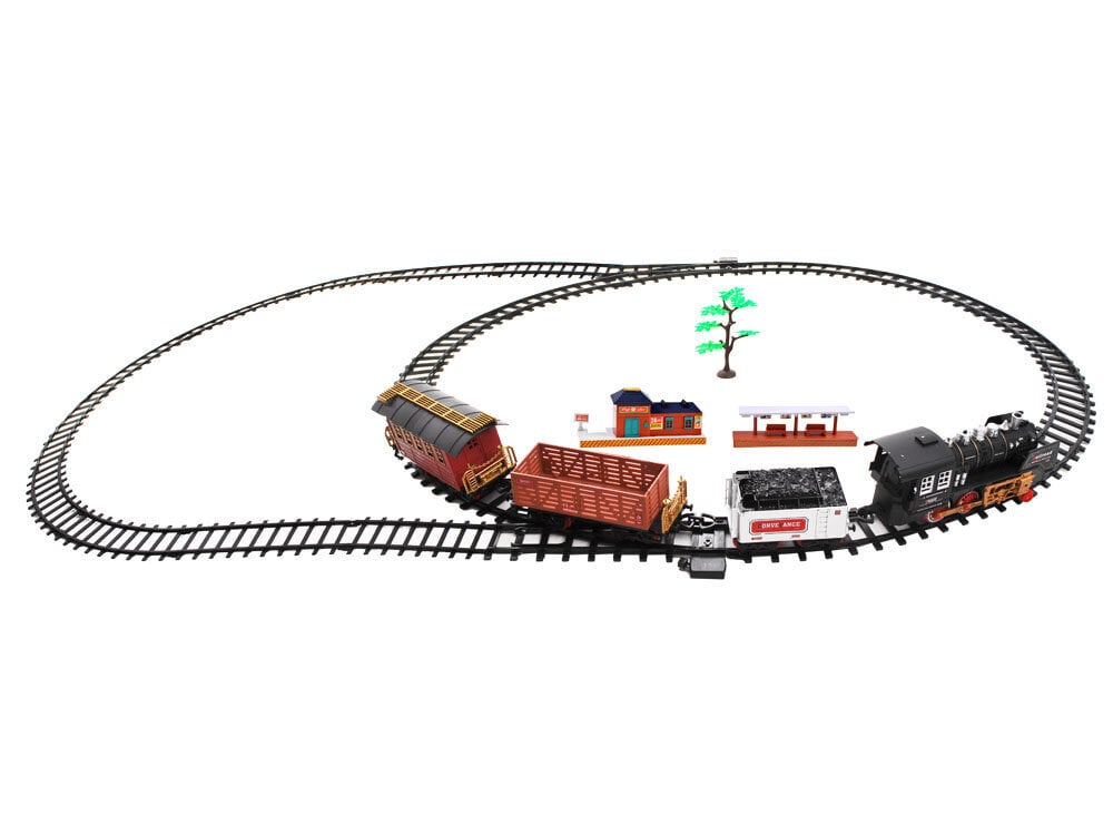 Juna raidoilla "Express Train", valot ja äänet hinta ja tiedot | Poikien lelut | hobbyhall.fi