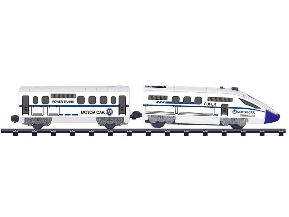 Juna raidoilla "Express Train", valot ja äänet hinta ja tiedot | Poikien lelut | hobbyhall.fi