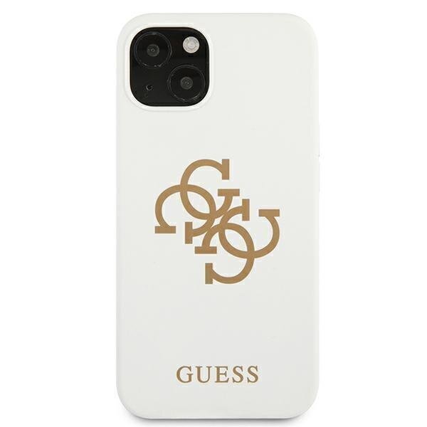 Guess GUHCP13SLS4GGWH, iPhone 13 mini, valkoinen hinta ja tiedot | Puhelimen kuoret ja kotelot | hobbyhall.fi