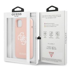 Guess GUHCP13SLS4GWPI, iPhone 13 mini, vaaleanpunainen hinta ja tiedot | Puhelimen kuoret ja kotelot | hobbyhall.fi