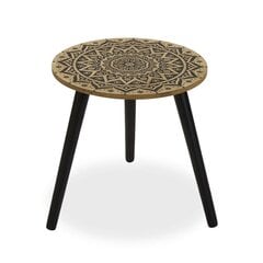 Sivupöytä Versa Metal Wood (39,5 x 43 x 39,5 cm) hinta ja tiedot | Sohvapöydät | hobbyhall.fi
