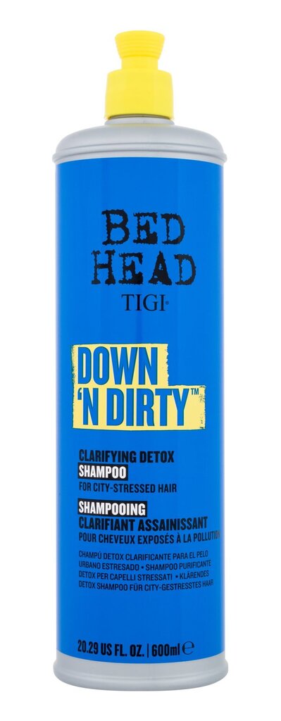Syväpuhdistava shampoo Tigi Bed Head Down N Dirty 600 ml hinta ja tiedot | Shampoot | hobbyhall.fi