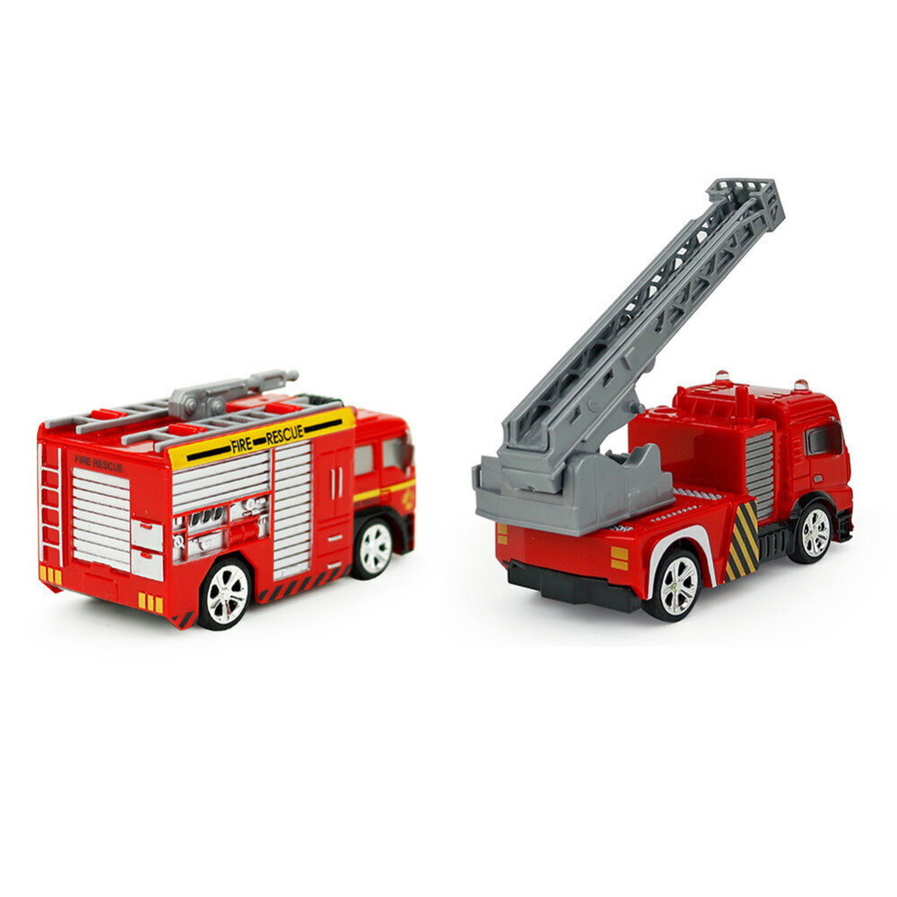 Mini Firetruck kauko-ohjattava auto 1:58 hinta ja tiedot | Poikien lelut | hobbyhall.fi