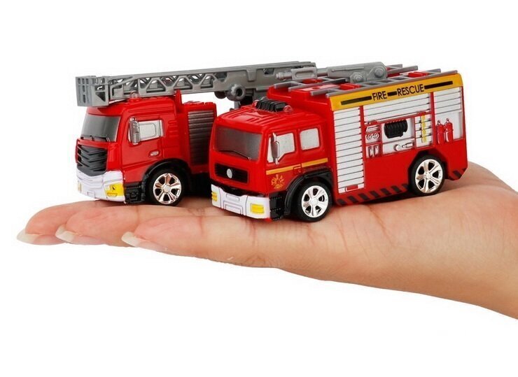 Mini Firetruck kauko-ohjattava auto 1:58 hinta ja tiedot | Poikien lelut | hobbyhall.fi