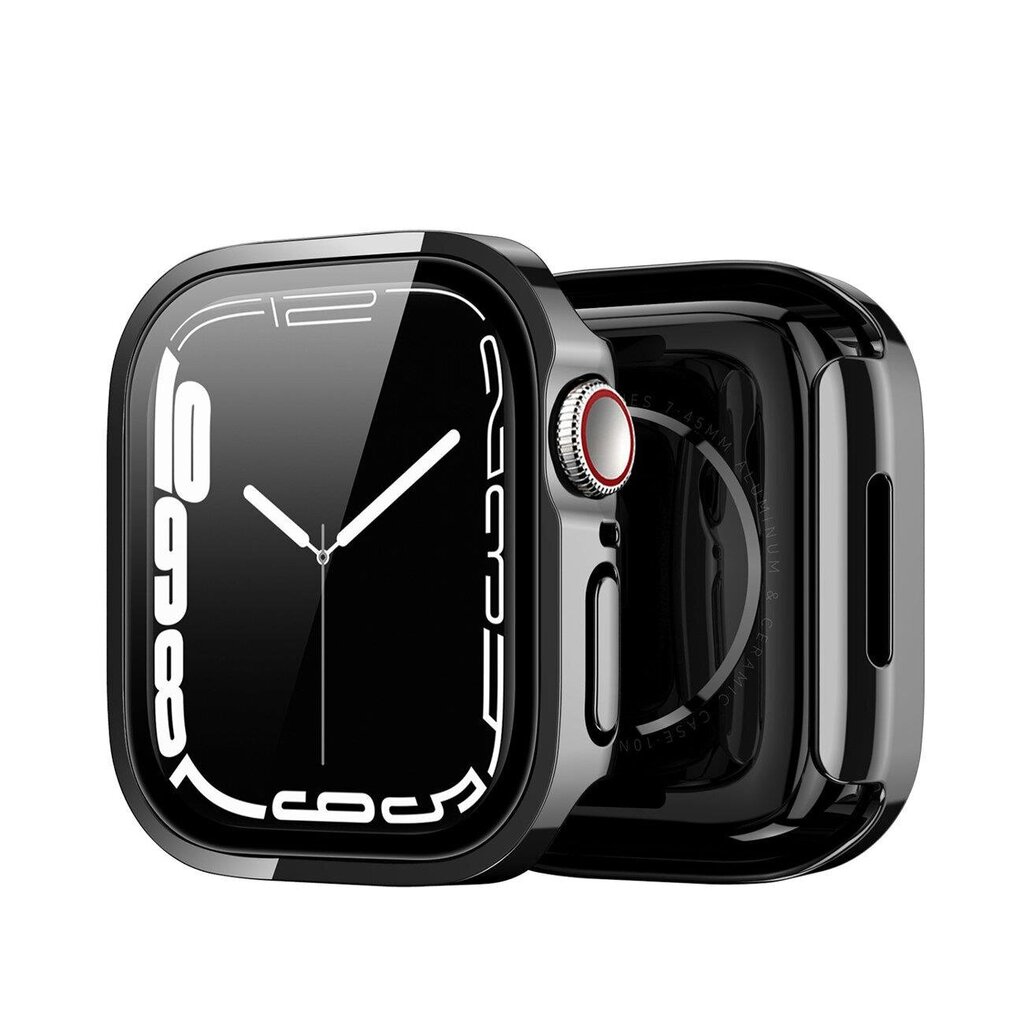 Dux Ducis Hamo Apple Watch 7, 41 mm, musta hinta ja tiedot | Älykellojen ja aktiivisuusrannekkeiden lisätarvikkeet | hobbyhall.fi