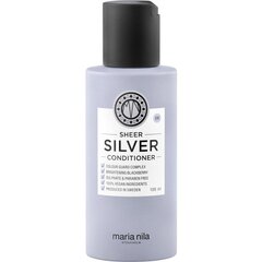 Keltaista sävyä neutraloiva hoitoaine Maria Nila Sheer Silver hoitoaine, 100ml hinta ja tiedot | Hoitoaineet | hobbyhall.fi