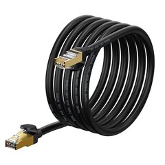 Kaapeli Baseus Ethernet RJ45, 10Gbps, 3 m verkkokaapeli (musta) hinta ja tiedot | Baseus Kodinkoneet ja kodinelektroniikka | hobbyhall.fi