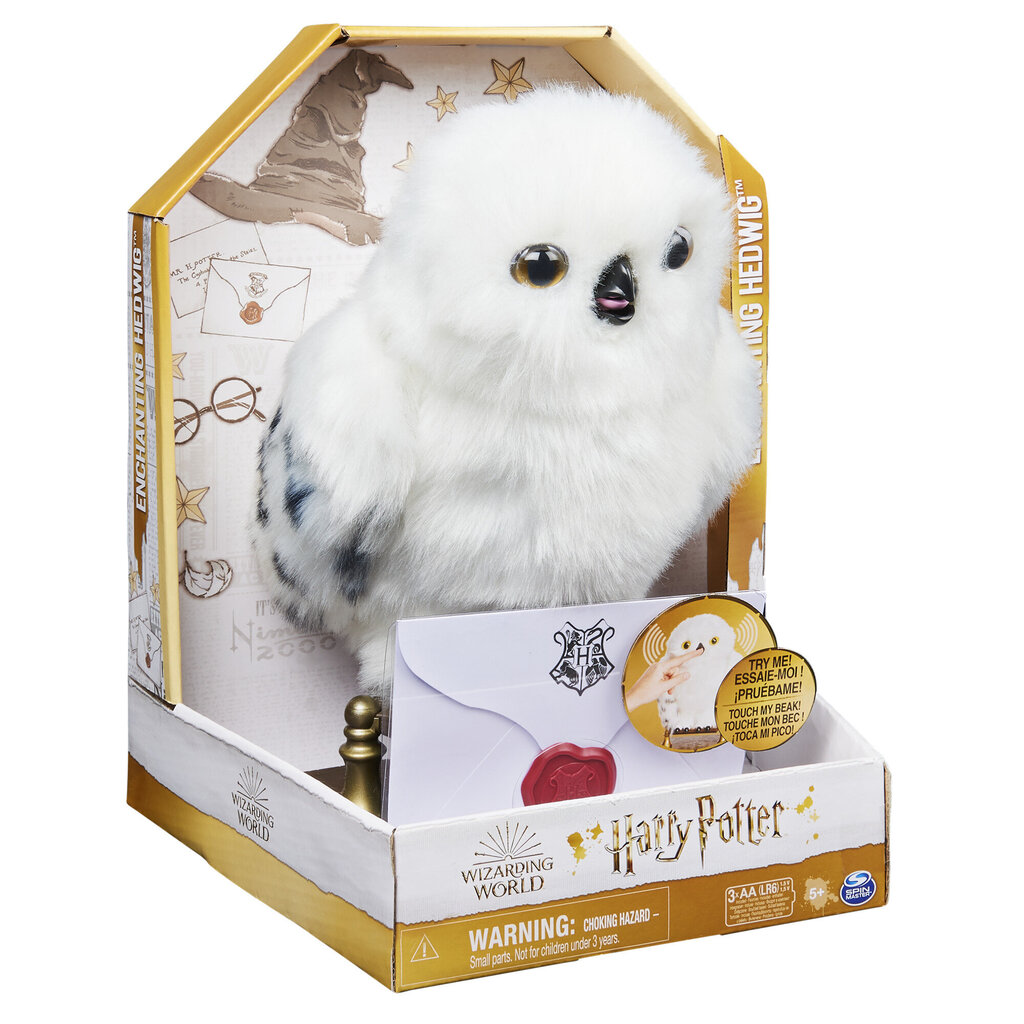 Harry Potter -pöllö Hedwig, 30 cm hinta ja tiedot | Tyttöjen lelut | hobbyhall.fi