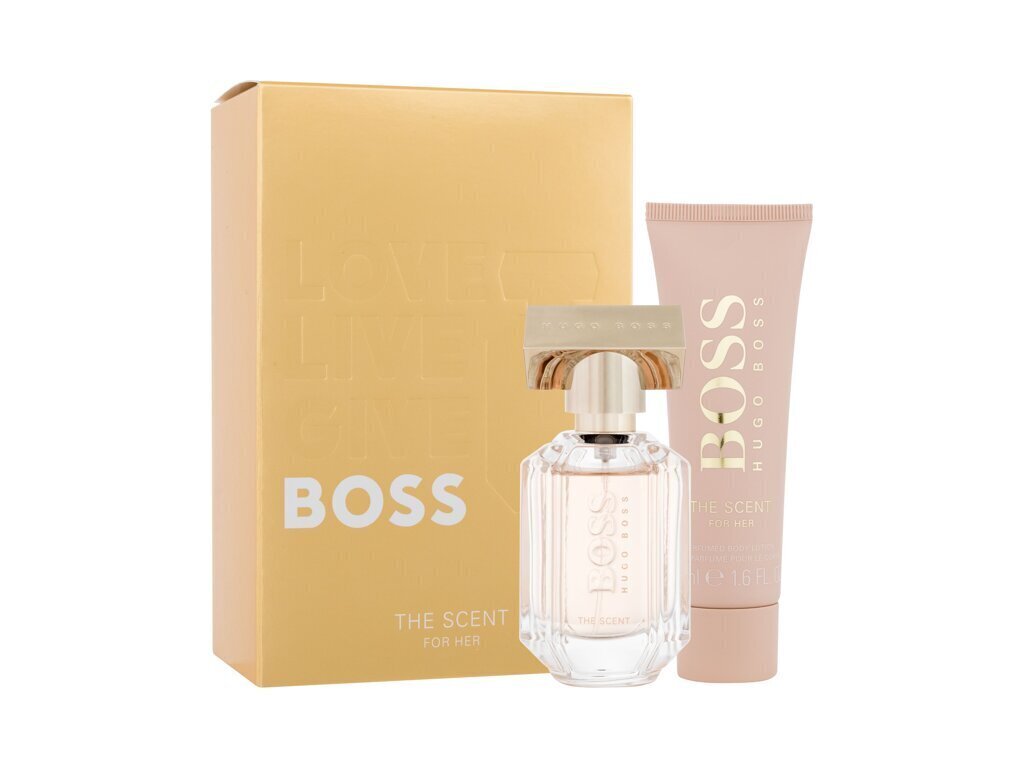 Setti Hugo Boss The Scent For Her EDP-hajuvesi naisille 30 ml + vartalovoide 50 ml. hinta ja tiedot | Naisten hajuvedet | hobbyhall.fi