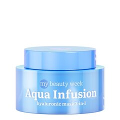 Kasvonaamio 7 Days Aqua Infusion Hyaluronic, 50 ml hinta ja tiedot | Kasvonaamiot ja silmänalusaamiot | hobbyhall.fi