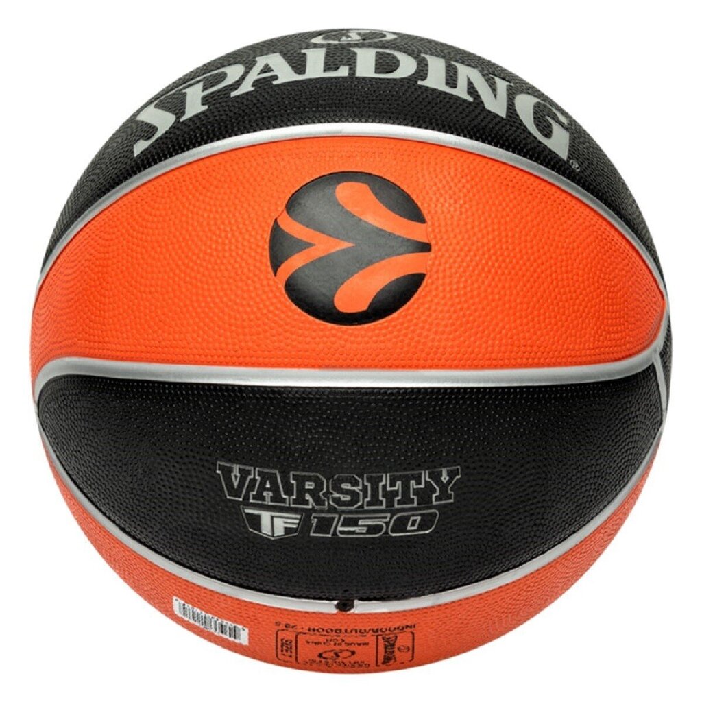 Koripallo Spalding Euroleague TF-150, koko 6, ruskea hinta ja tiedot | Koripallot | hobbyhall.fi